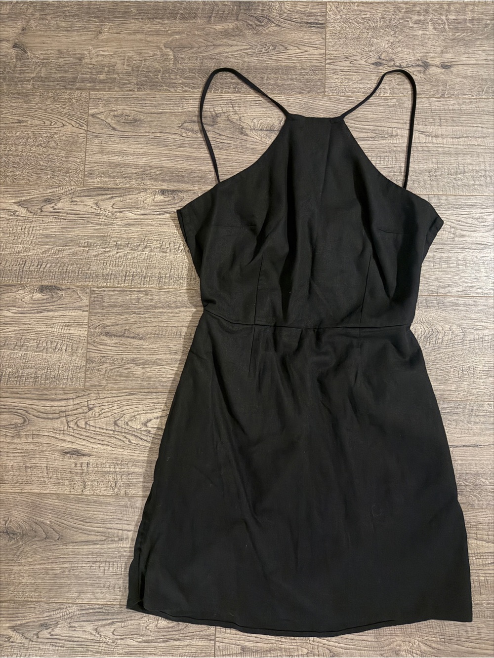 a new day Black Halter Mini Dress